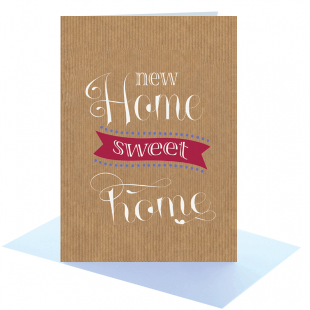 Hampers and Gifts to the UK - Send the Home Sweet Home Greeting Card